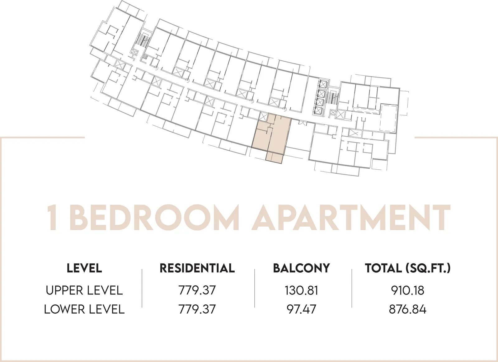 Ocean Tower — Floor plans 1